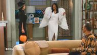 Beyond the Gates: Leslie crashed the Duprees Halloween plans | Image: CBS